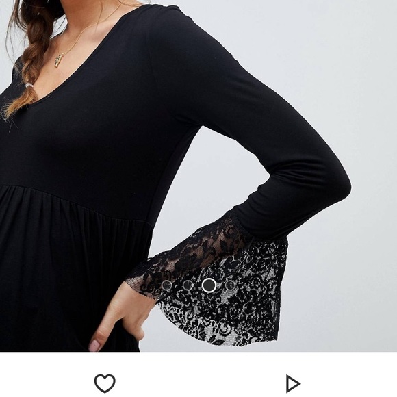 ASOS Maternity dress long sleeve size 6 - Picture 2 of 2